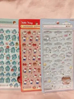 ボンボンドロップシール サンリオミニ 3種