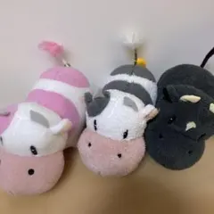牧場物語 もこもこウシさんぬいぐるみBIG 全3種コンプリートセット