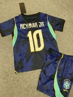 130cmブラジル代表　ネイマール　子供サッカーシャツセット
