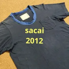 sacai サカイ 2012 異素材切り替えリンガーネックＴシャツのサムネイル