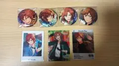 あんスタ　三毛縞斑　缶バッジ　カード