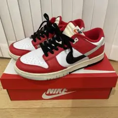 NIKE Dunk Low シカゴスプリット　レッド/ホワイト/ブラック