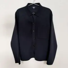 ミラノリブシャツカーディガン ユニクロ s