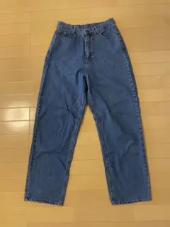 ハイウエスト デニムパンツ インディゴ