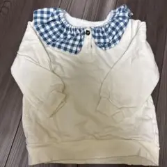 Hugtas チェック襟 トレーナー 95