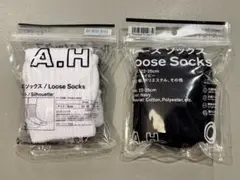 ★新品未使用★ファミマ★長谷川昭雄★a.h★ルーズソックス★2足★22-25cm