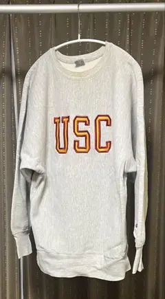 リバースウィーブ　刺繍タグ　USA製　90s