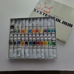 SYSTEM COLOUR アクリル絵の具 24色セット