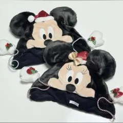 【ディズニー】クリスマス限定　ミッキー ミニー ファンキャップ