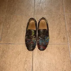 正規品　ChristianLouboutin スタッズペイント ローファー 42のサムネイル