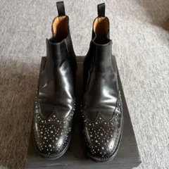 新品Church’sチャーチ　スタッズショートブーツ　 サイドゴアブーツ37.5 2025年最新】Church's（チャーチ）サイドゴアブーツの人気