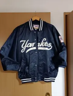 Majestic Yankees スタジャン L ネイビー