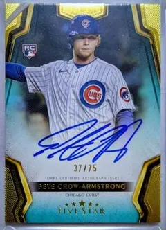 Topps ピート・クロウ＝アームストロング 直筆サインカード RC
