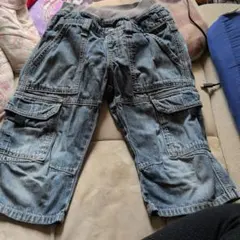 デニムブルー カーゴパンツ 130