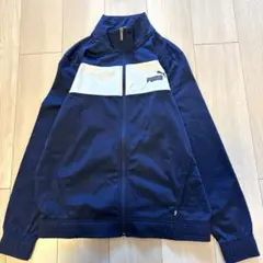 PUMA ジャージ ジャケット Lサイズ ネイビー/ホワイトA21番