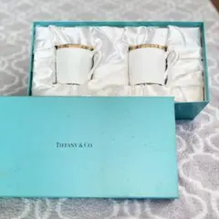 Tiffany & Co. ゴールドバンドシリーズ　デミタスカップ＆ソーサー