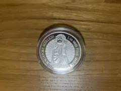 セントヘレナ ウナとライオン1ポンド銀貨☆2022年／未使用／エリザベス