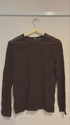 ブラウン ニット