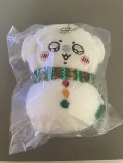 ちいかわ モモンガ　雪だるま マスコット エニマイくじ　セブンイレブン　E賞のサムネイル
