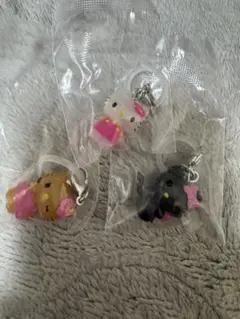 キティ　めじるしアクセサリー　小悪魔　日焼け　お花