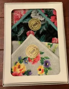 【お値下げしました】FEILER 花柄ハンカチ 2枚セット ギフトボックス入り