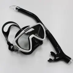 TUSA・ヴィジオウノ・ブラックシリコンWT・マスク・スノーケルセット 新品