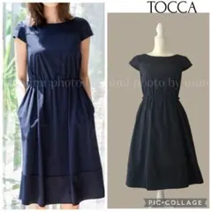 TOCCA DOT WALTZ ドレス ブルー サイズ0 TOCCA DOT WALTZ ドレス ブルー サイズ0 - メルカリ
