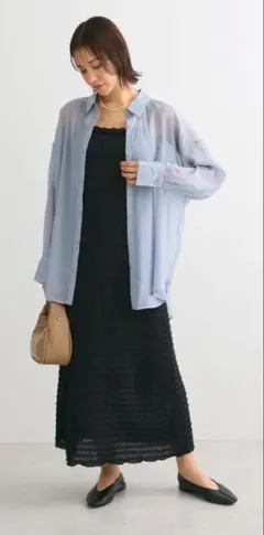 chocolate raffine robe●シアーシャイニーシャツのサムネイル
