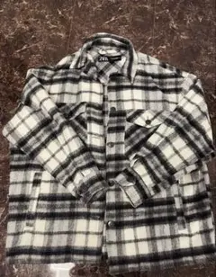 最終値下げZARA ブラック・ホワイト チェックジャケット XS
