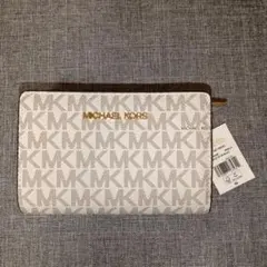 MICHAEL KORS 二つ折り財布 バニラ