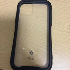 iFace iPhone12 黒 クリアケース