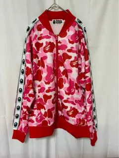 A BATHING APE カモフラージュ ジャケット ジャージ ピンク
