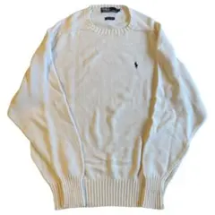 【美品】90s/Ralph Lauren/ラルフローレン コットンニットM