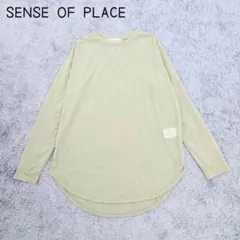 センスオブプレイス　シアーTシャツ(F)カットソー　前後差　レイヤード　シンプルのサムネイル
