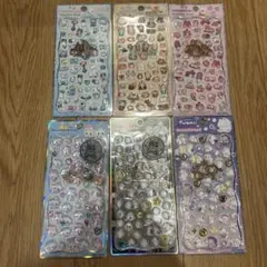 プチドロップステッカー　6点セット