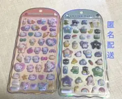【正規品】サンリオ　コットンパフィーシール　キティ　はぴだんぶい　新品未開封品