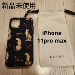 新品 BURGA ケース チェリー ヒョウ柄 iPhone11promax