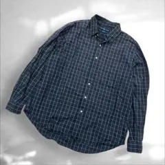 Ralph Laurenラルフローレン　 長袖シャツ　チェック柄パープル（C2