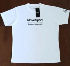 MOVESPORT 半袖Tシャツ スポーツウェア メンズLホワイト【新品未使用】