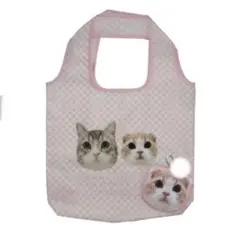 猫顔デザイン トートバッグ