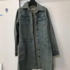 HEMIPLANE デニムワンピース 長袖