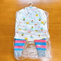 今の時期に最適 厚手 冬用 長袖 腹巻付き 男女兼用 子供用 パジャマ 95cm