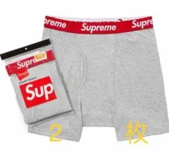 Supreme ボクサーパンツ S 2枚