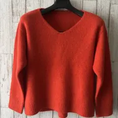 美品　Fサイズ　ウール100%(ヤク) jena Vネック