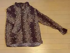 レオパード柄 長袖シャツ