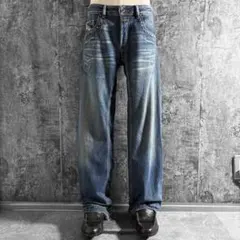 00s DIESEL 立体裁断 low rise denim pants