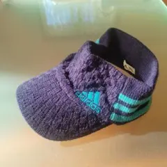 アディダス　ニットサンバイザー　レディース