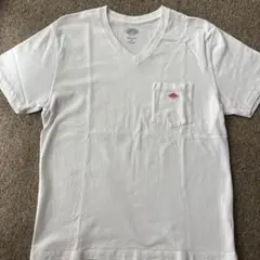 【美品】DANTON Ｖネック 半袖Tシャツ 白 サイズ36のサムネイル