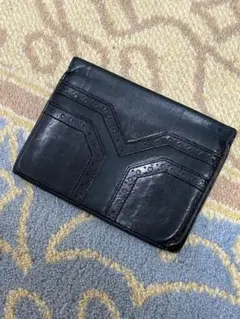 イブサンローランブラックレザー ビンテージカードケース