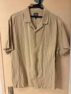 H&M 半袖シャツ ベージュ Lサイズのサムネイル